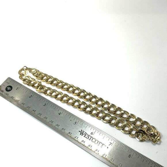 Gold tone link necklace - Picture 8 of 8